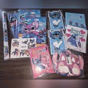 Lilo Stitch & Angel Themed Birthday Party Decoration Supplies Bundle Lot NWT